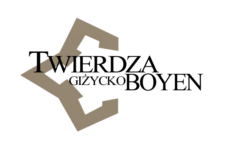 logo TB kolor czarna typografia - Twierdza Boyen